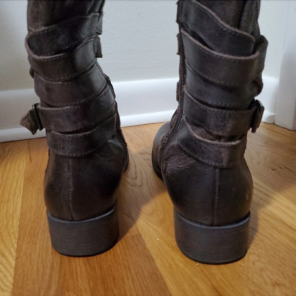 Kenneth Cole Reaction brown riding boots - Picture 6 of 10